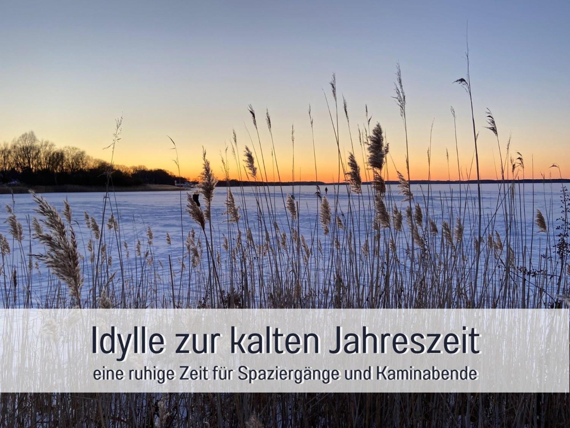 Strandhaus Mathea - Ruhige Lage Direkt Am Fleesensee - Parkplatz, Kamin, Sauna - Familienfreundlich Unter Göhren Exterior foto