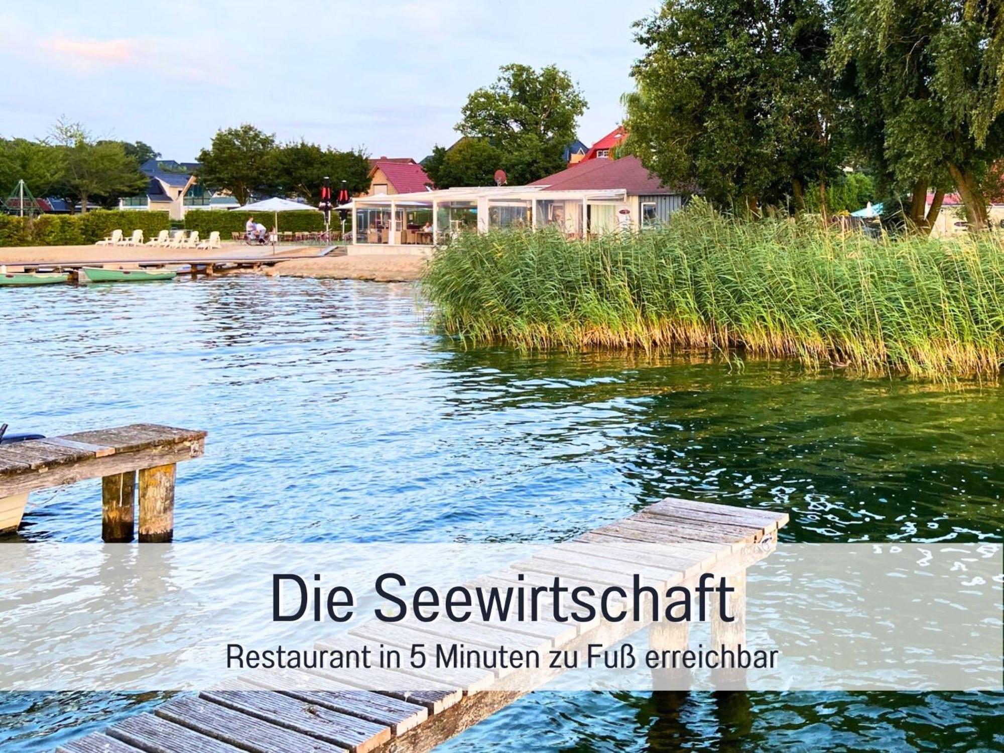 Strandhaus Mathea - Ruhige Lage Direkt Am Fleesensee - Parkplatz, Kamin, Sauna - Familienfreundlich Unter Göhren Exterior foto