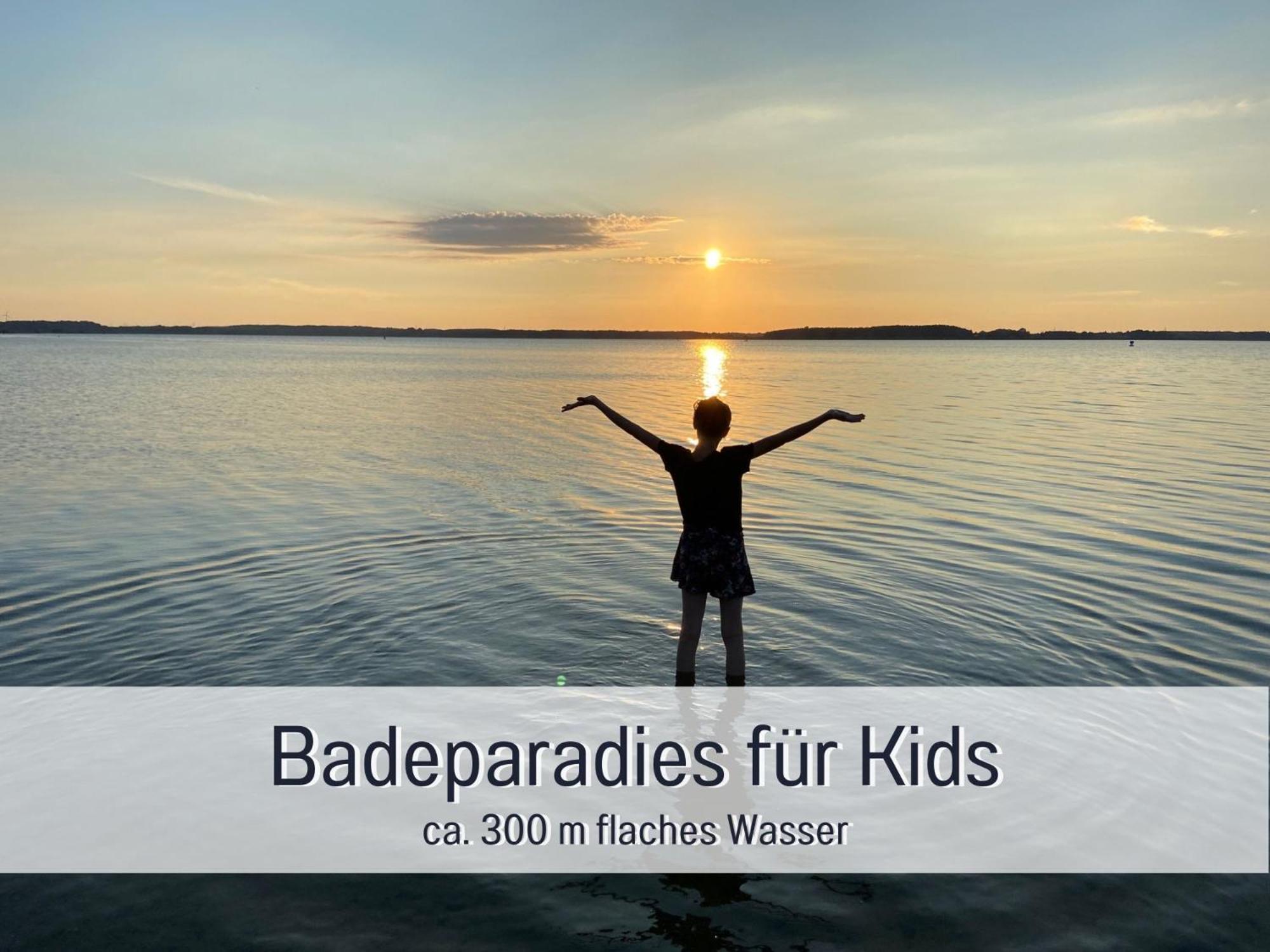 Strandhaus Mathea - Ruhige Lage Direkt Am Fleesensee - Parkplatz, Kamin, Sauna - Familienfreundlich Unter Göhren Exterior foto