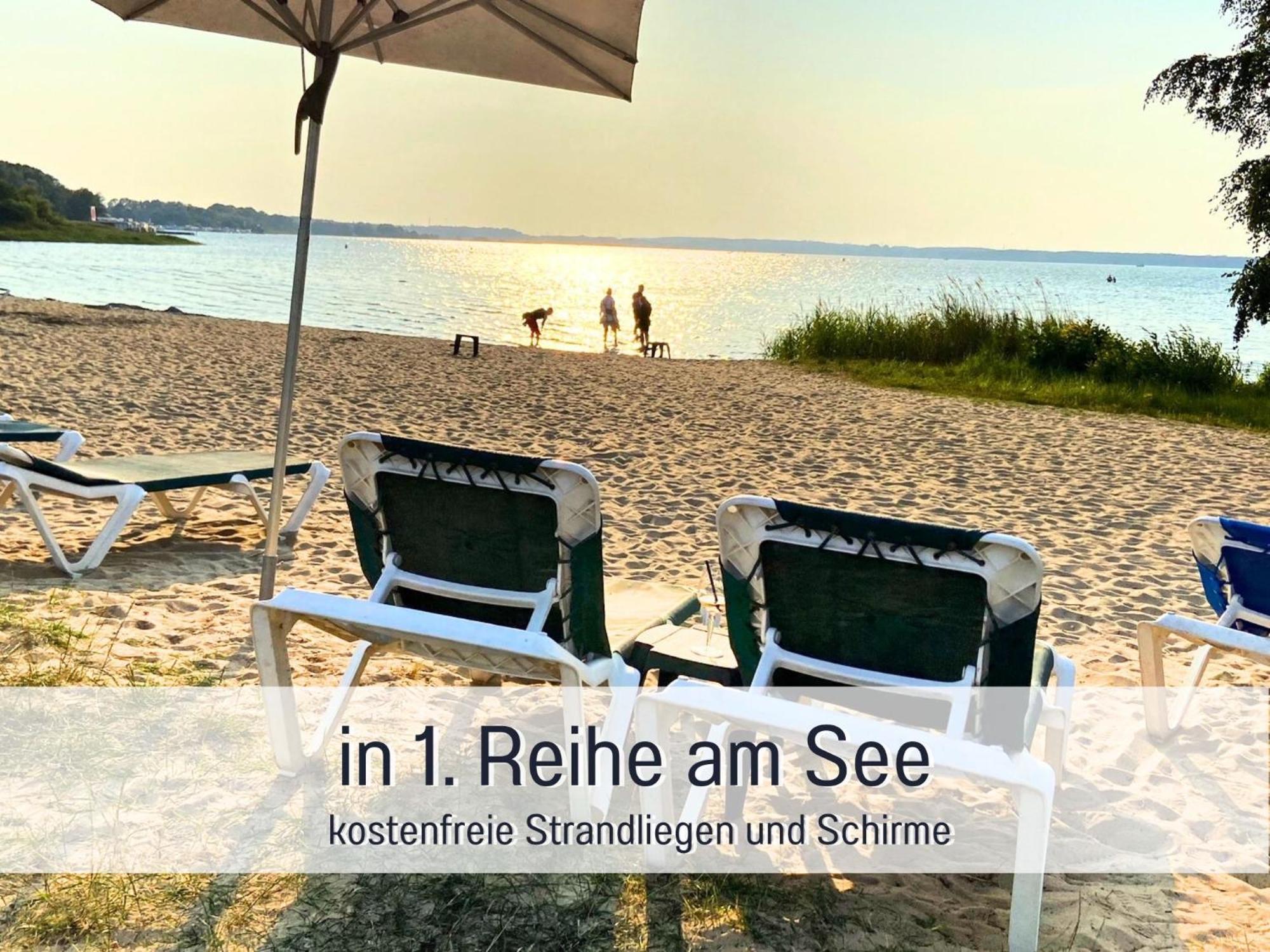 Strandhaus Mathea - Ruhige Lage Direkt Am Fleesensee - Parkplatz, Kamin, Sauna - Familienfreundlich Unter Göhren Exterior foto